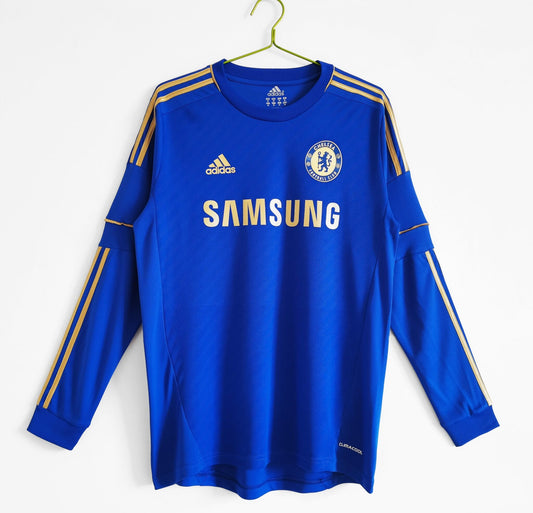 Camisola Retro 2012/13 Chelsea Home Long Sleeve Drogba