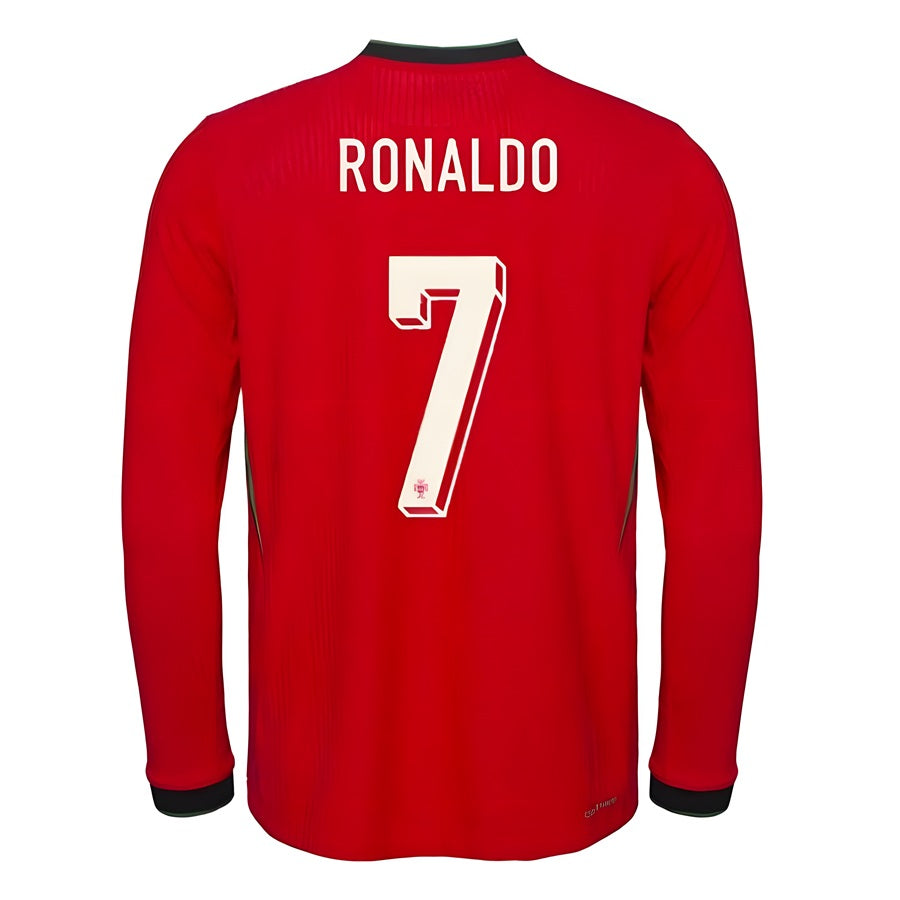 Camisola Principal Portugal 25/26 - Ronaldo 7 Manga Comprida