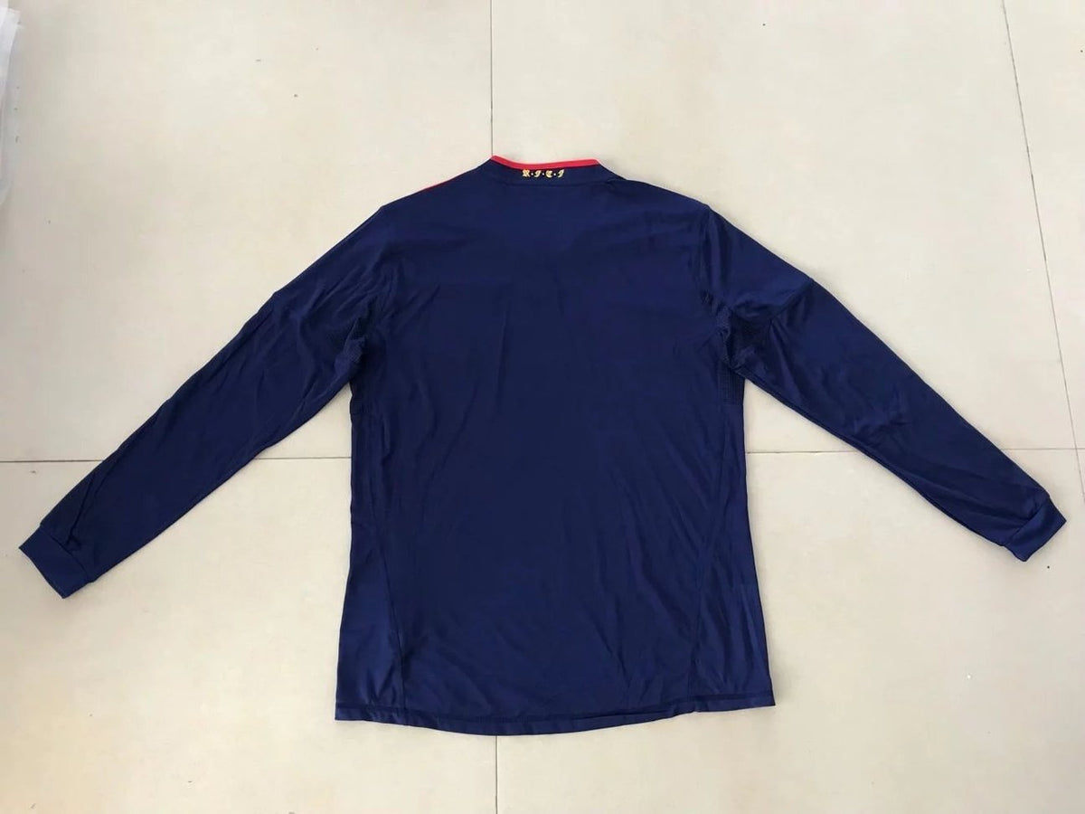 Camisola Retro 2010 Espanha Away Long Sleeve Puyol