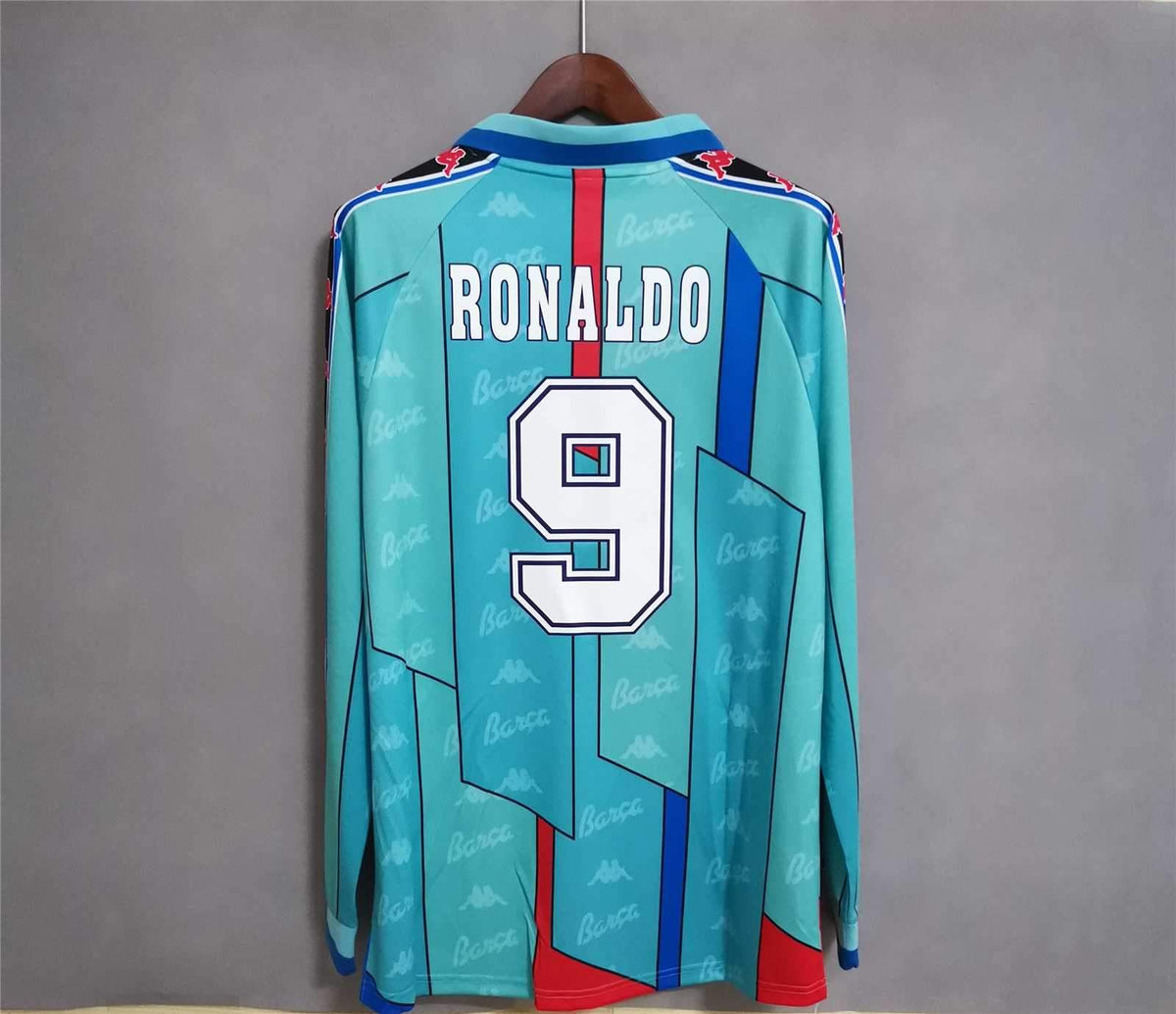 Camisola Retro 1996-1997 Barcelona Home Ronaldo Nazario