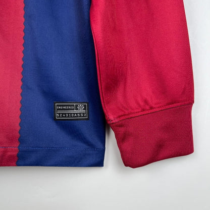 Camisola 23/24 Barcelona  Long Sleeve Home