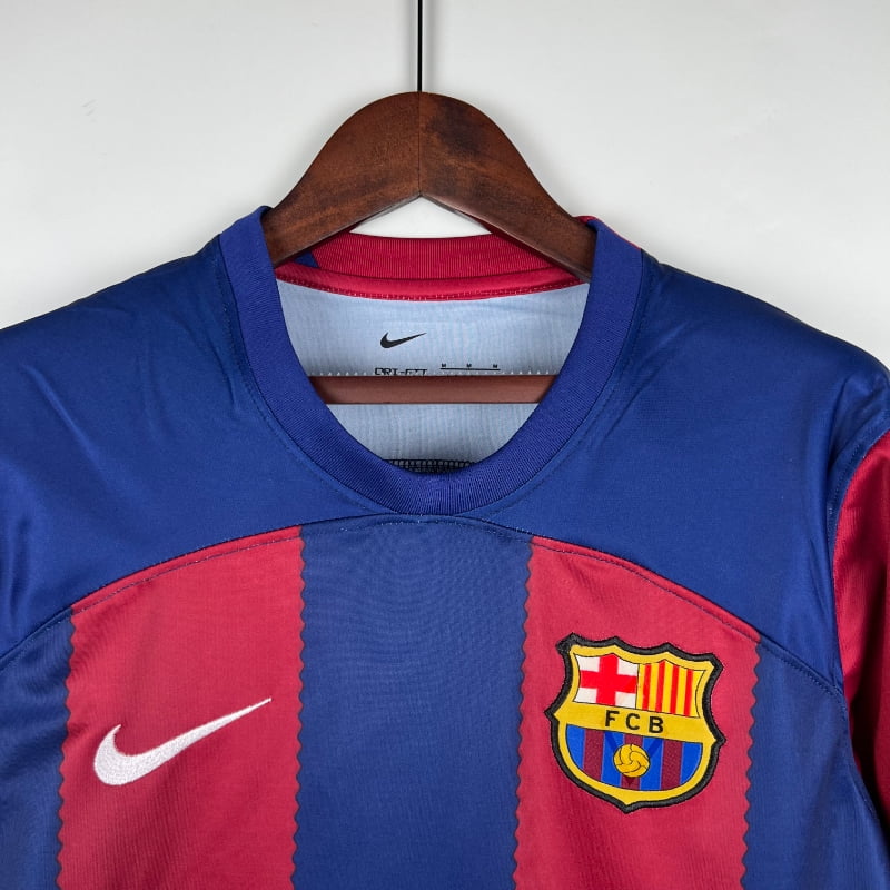 Camisola 23/24 Barcelona  Long Sleeve Home