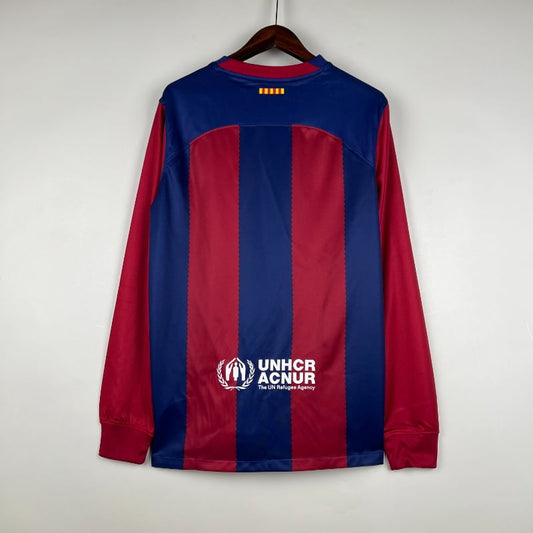 Camisola 23/24 Barcelona  Long Sleeve Home