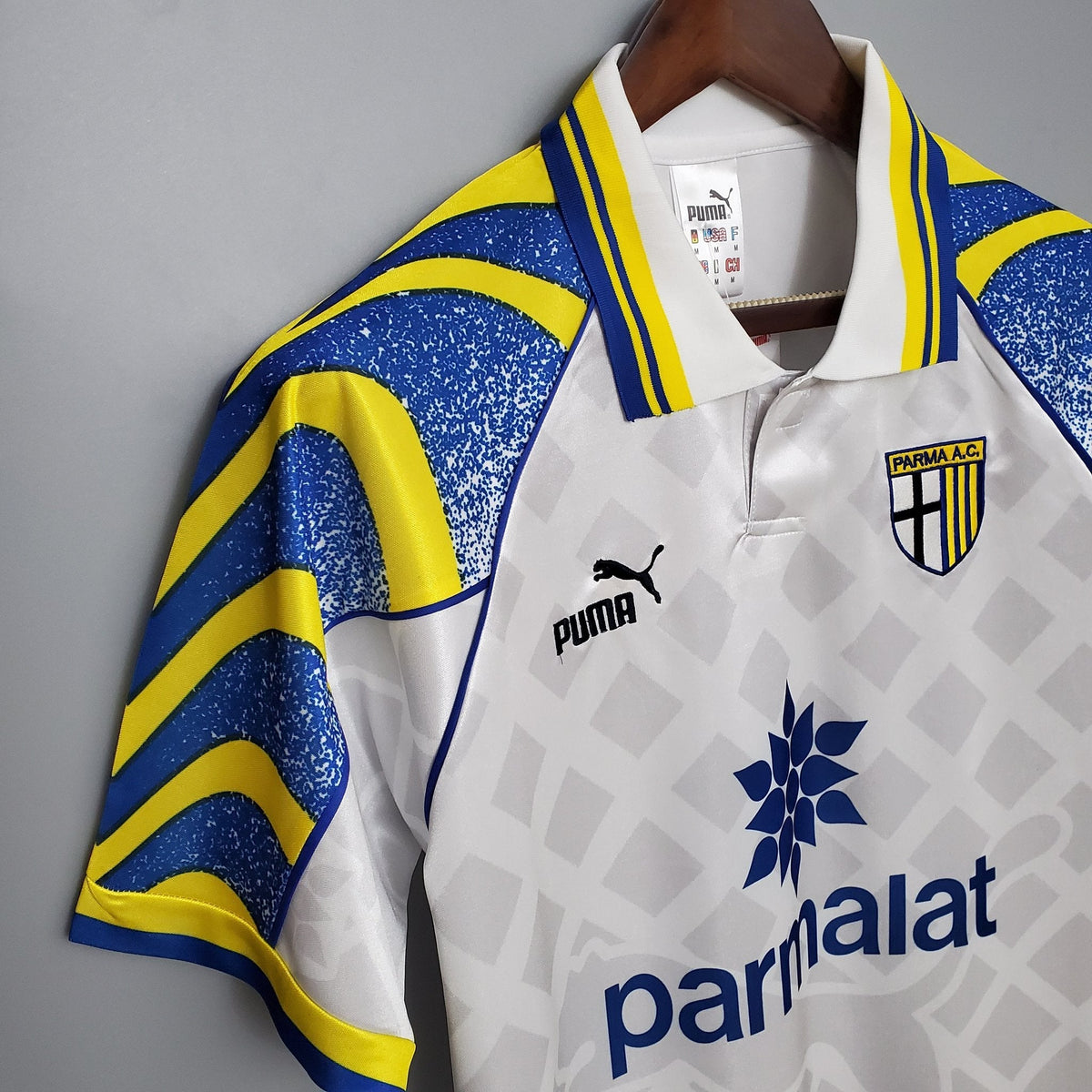 Camisola Retro 1995-1997 Parma white Cannavaro / Buffon