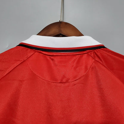Camisola Retro 1999-2000 Manchester United Home Long Sleeve Beckham