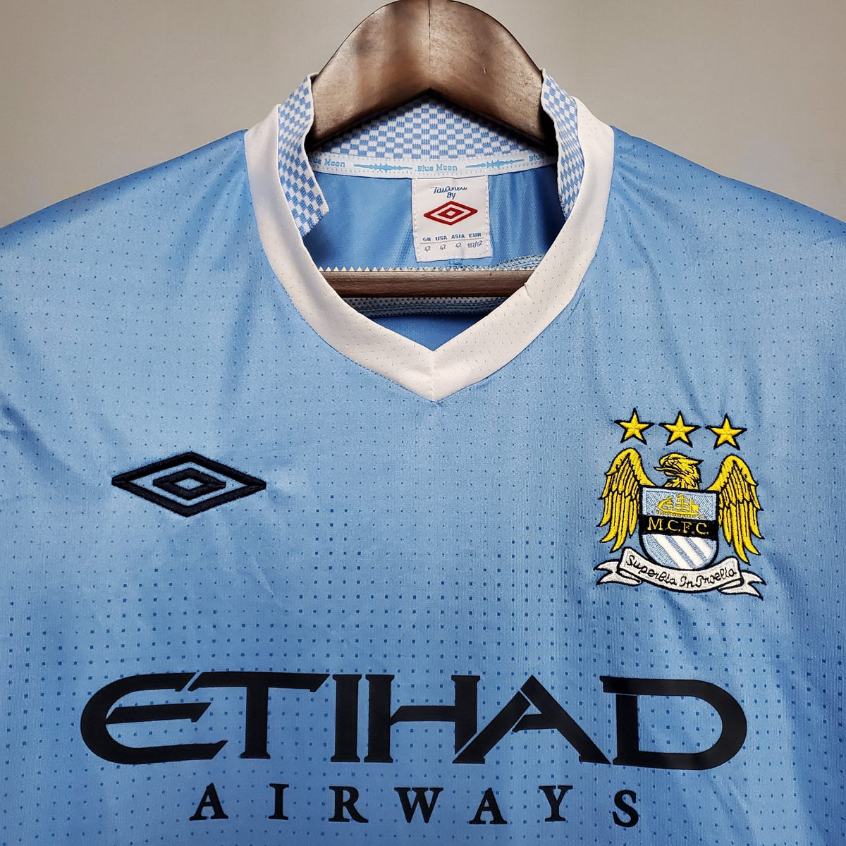 Camisola Retro 2011 2012 Manchester City Home Balotelli