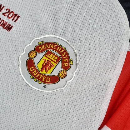 Camisola Retro 2010-2011 Manchester United Finals Away Rooney