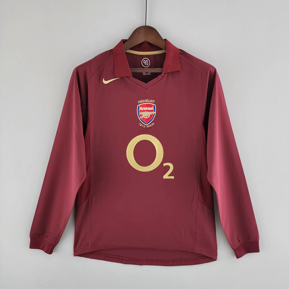 Camisola Retro 2005-06 Arsenal Home Long Sleeve Henry