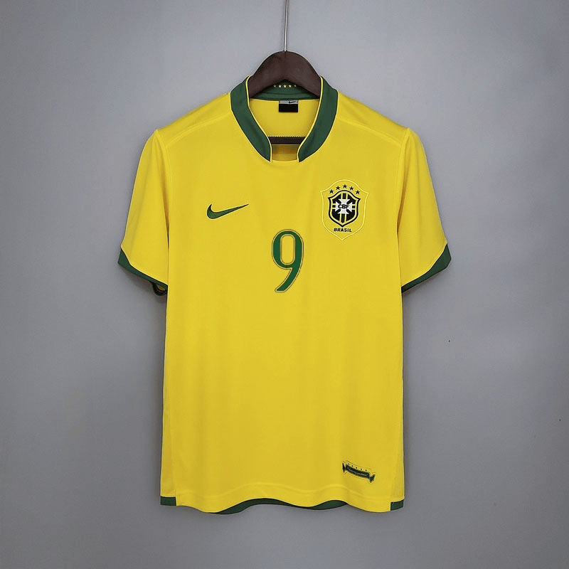 Camisola Retro 2006 Brasil Home Ronaldinho