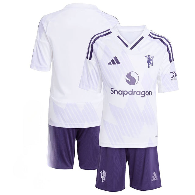 Equipamento Criança 25/26 Manchester United Alternativo