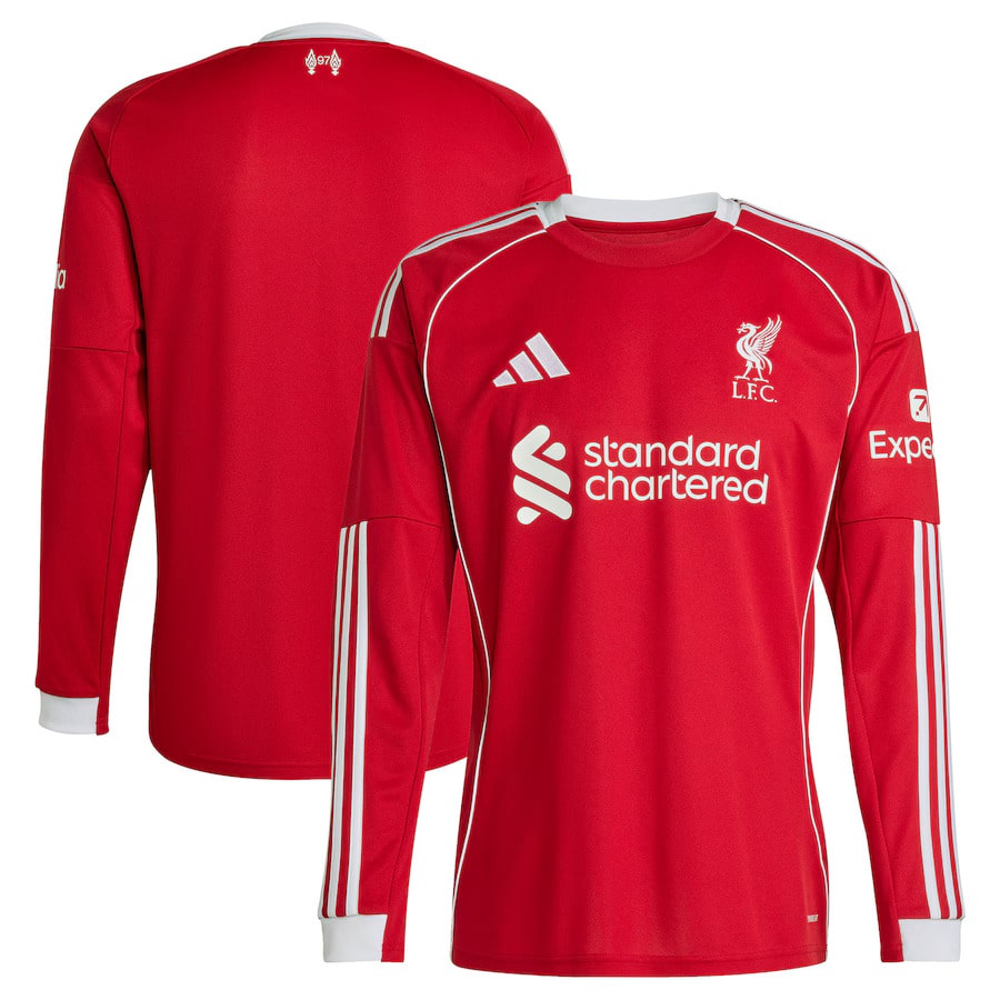 Camisola 25/26 Liverpool Principal Manga Comprida
