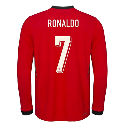 Camisola Principal Portugal 25/26 - Ronaldo 7 Manga Comprida