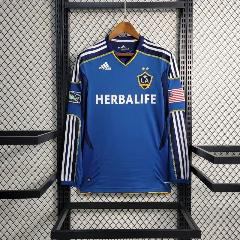 Camisola Retro 2011-2012 Long Sleeve LA Galaxy Beckham