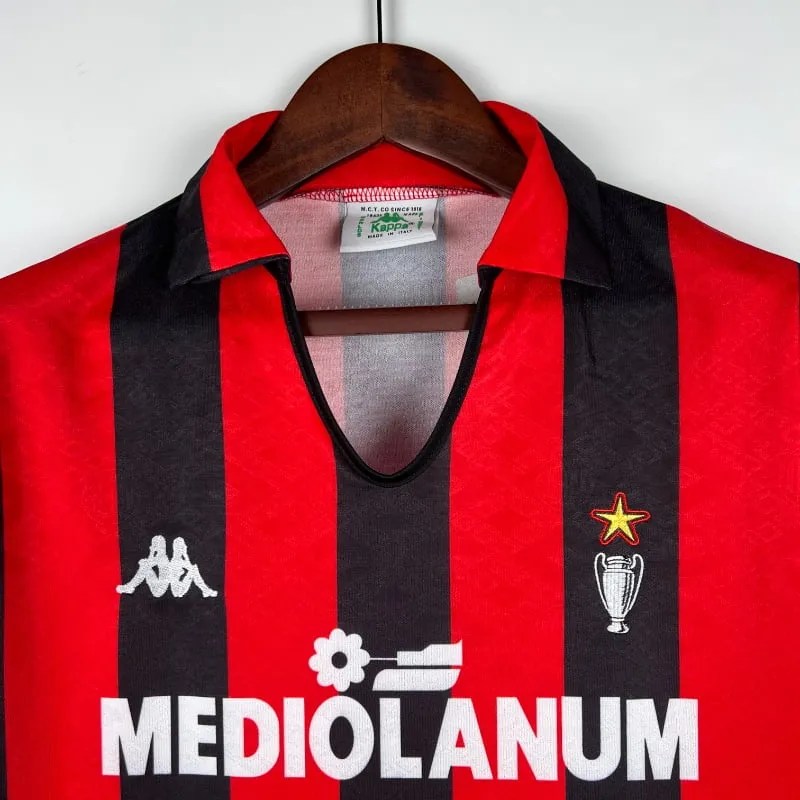 Camisola Retro 1989-1990 AC Milan Baresi / Maldini