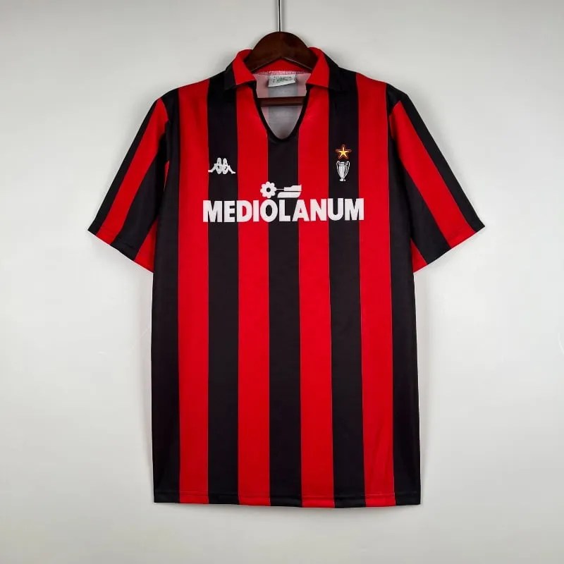 Camisola Retro 1989-1990 AC Milan Baresi / Maldini
