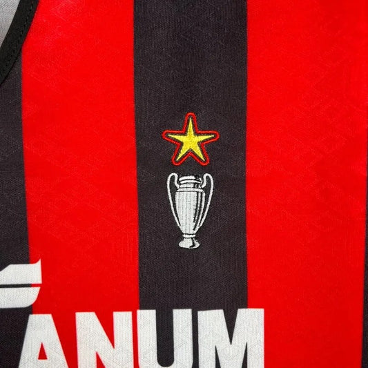 Camisola Retro 1989-1990 AC Milan Baresi / Maldini