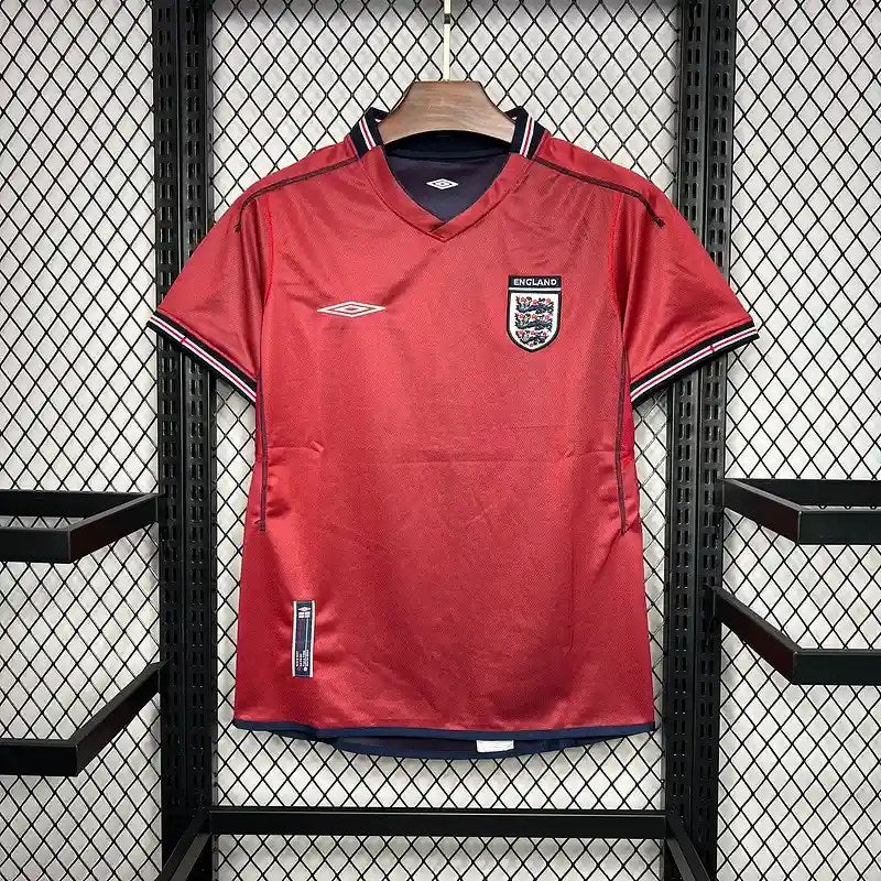 Camisola Retro 2002 Inglaterra Away Beckham