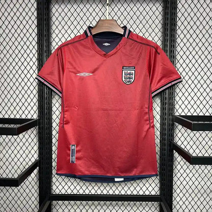 Camisola Retro 2002 Inglaterra Away Beckham