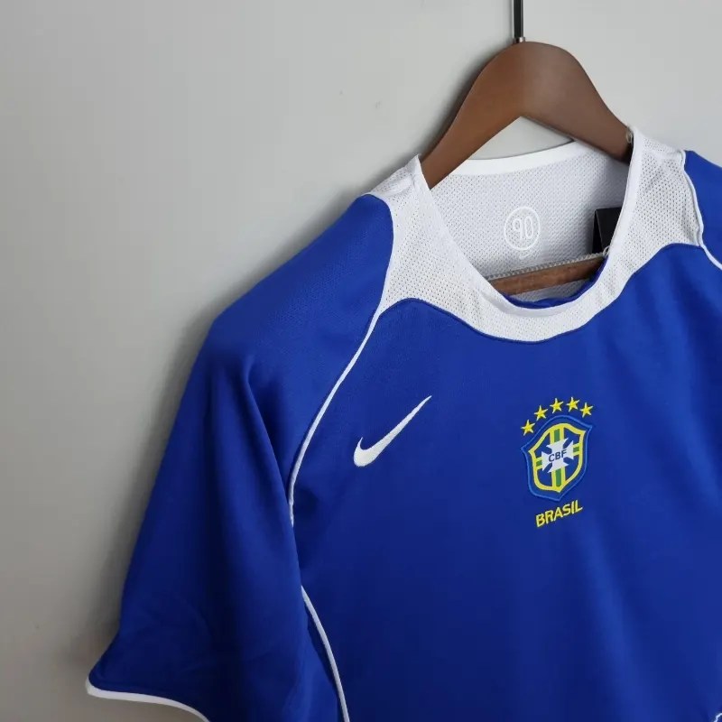 Camisola Retro 2004-2006 Brasil Away Roberto Carlos