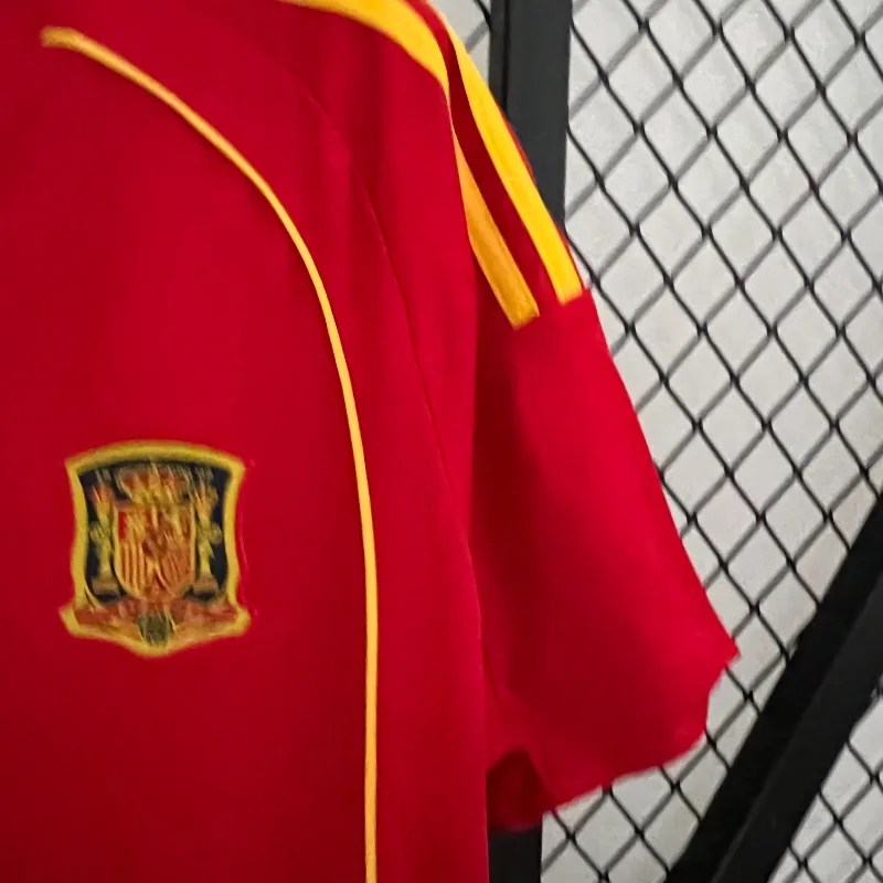 Camisola Retro 2008 Espanha Iniesta / Puyol