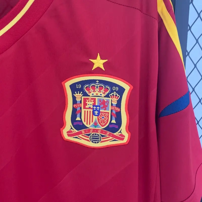 Camisola Retro 2012 Espanha Iniesta / Puyol