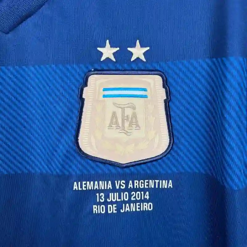 Camisola Retro 2014 Argentina Away Messi