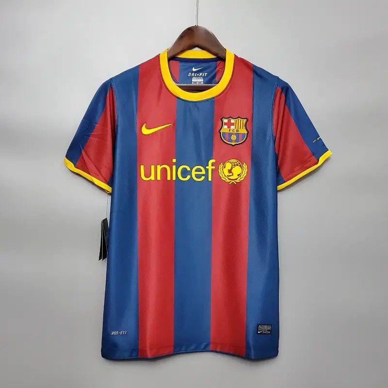 Camisola Retro 2010-2011 Barcelona Iniesta / Messi