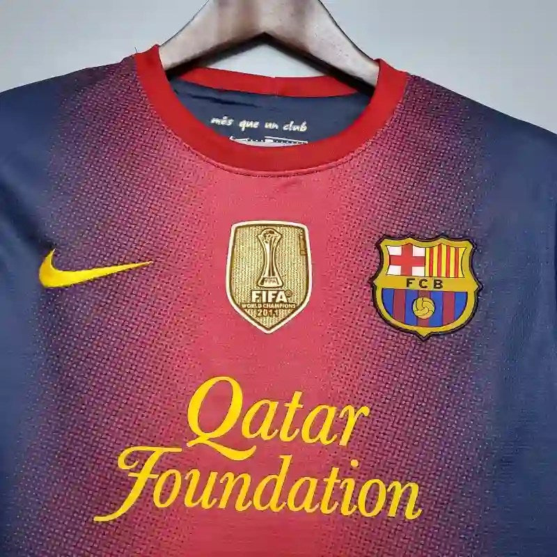 Camisola Retro 2012-2013 Barcelona Puyol / Messi
