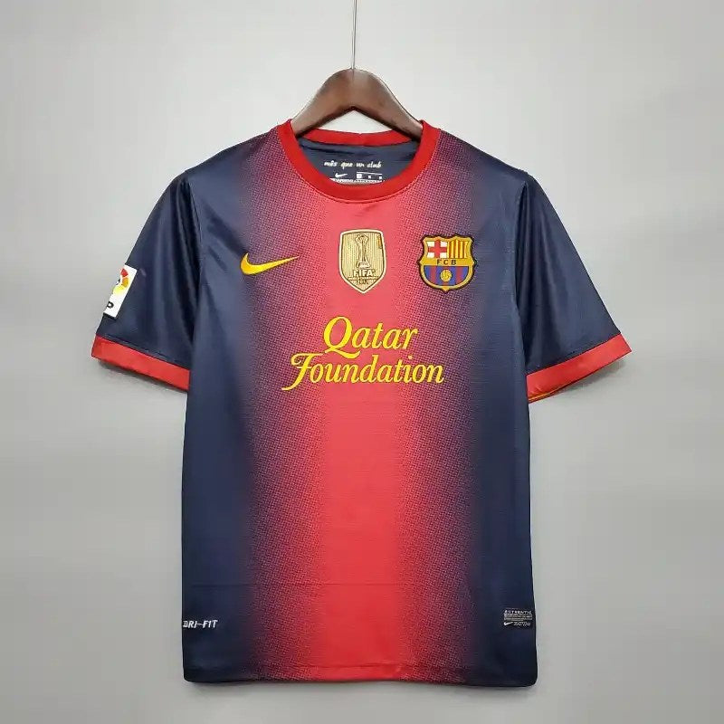 Camisola Retro 2012-2013 Barcelona Puyol / Messi
