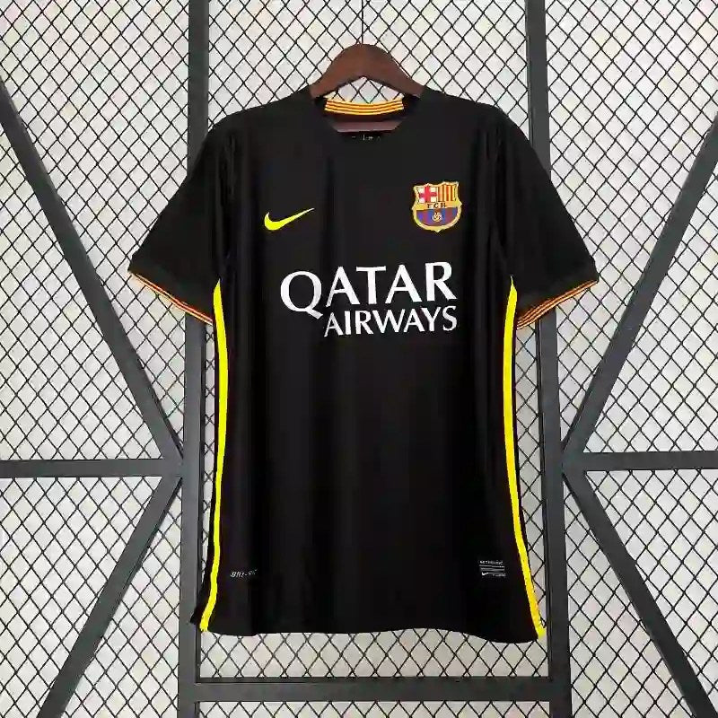 Camisola Retro 2013-2014 Barcelona Second Iniesta