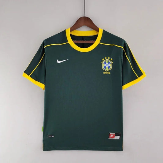 Camisola Retro 1998 Brasil Goalkeeper Roberto Carlos / Ronaldo Nazario