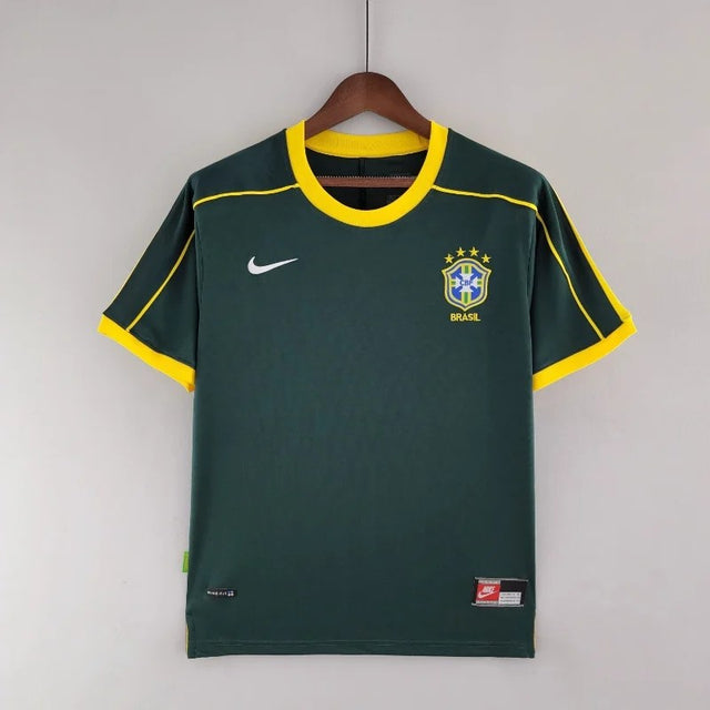 Camisola Retro 1998 Brasil Goalkeeper Roberto Carlos / Ronaldo Nazario