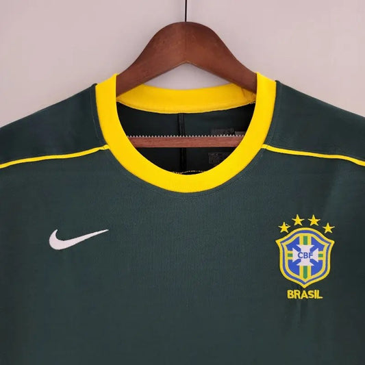 Camisola Retro 1998 Brasil Goalkeeper Roberto Carlos / Ronaldo Nazario