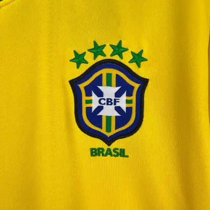 Camisola Retro 1998 Brasil Long Sleeve Roberto Carlos