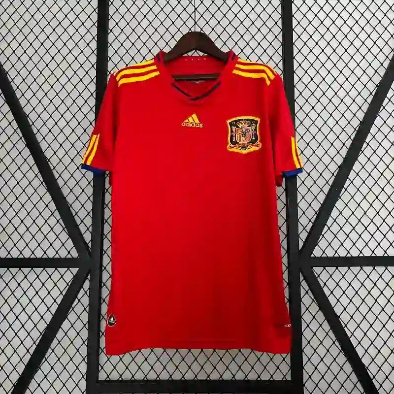 Camisola Retro 2010 Espanha Iniesta / Puyol