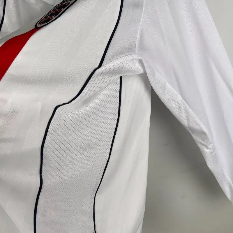 Camisola Retro 2002 Inglaterra Long Sleeve Beckham