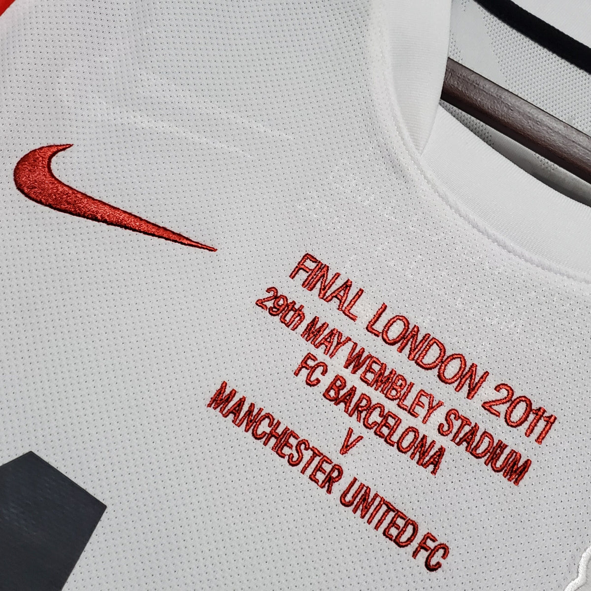 Camisola Retro 2010-2011 Manchester United Finals Away Rooney