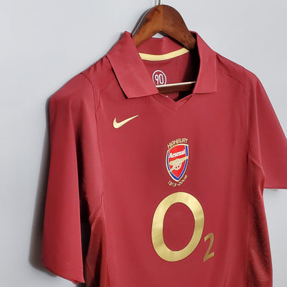 Camisola Retro 2005-2006 Arsenal Home Henry