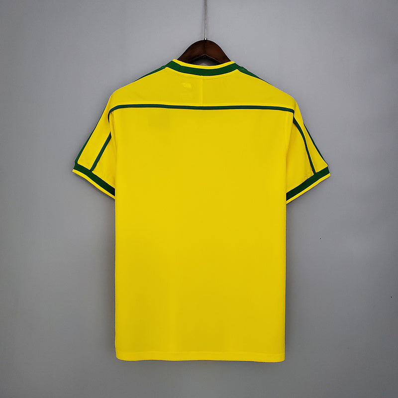 Camisola Retro 1998 Brasil Home Ronaldo Nazario