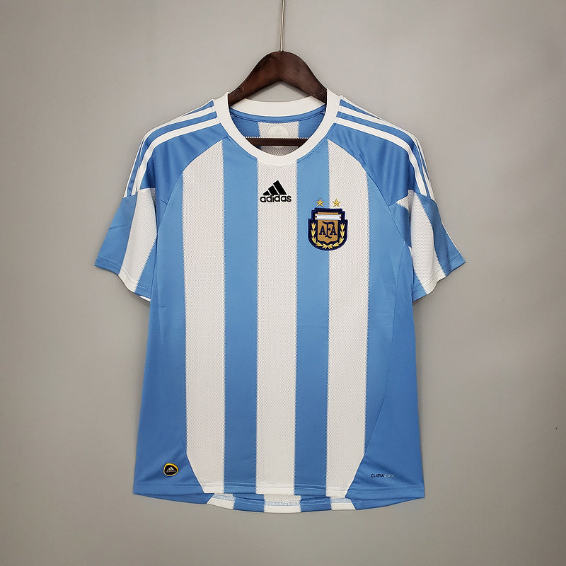 Camisola Retro 2010 Argentina Home Messi