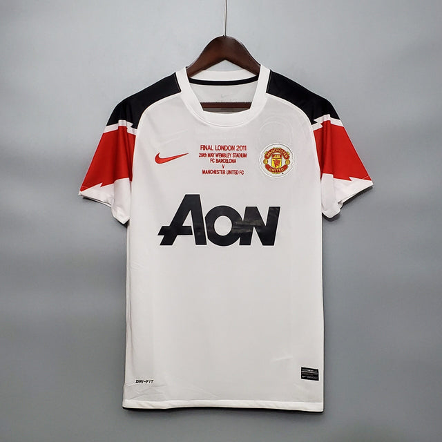 Camisola Retro 2010-2011 Manchester United Finals Away Rooney