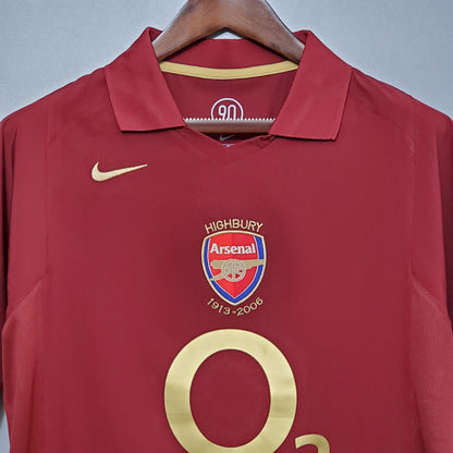 Camisola Retro 2005-2006 Arsenal Home Henry