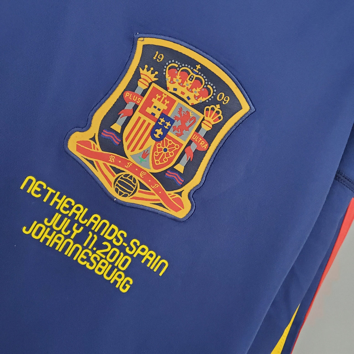 Camisola Retro 2010 Espanha Away Long Sleeve Puyol
