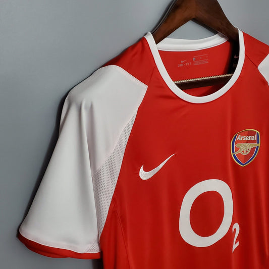 Camisola Retro 2002-2004 Arsenal Home Henry