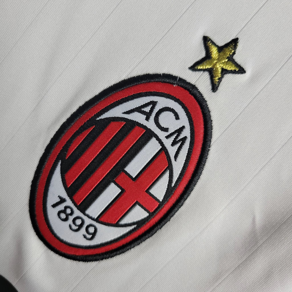 Camisola Retro 06/07 AC Milan Away Final Champions League - Branca