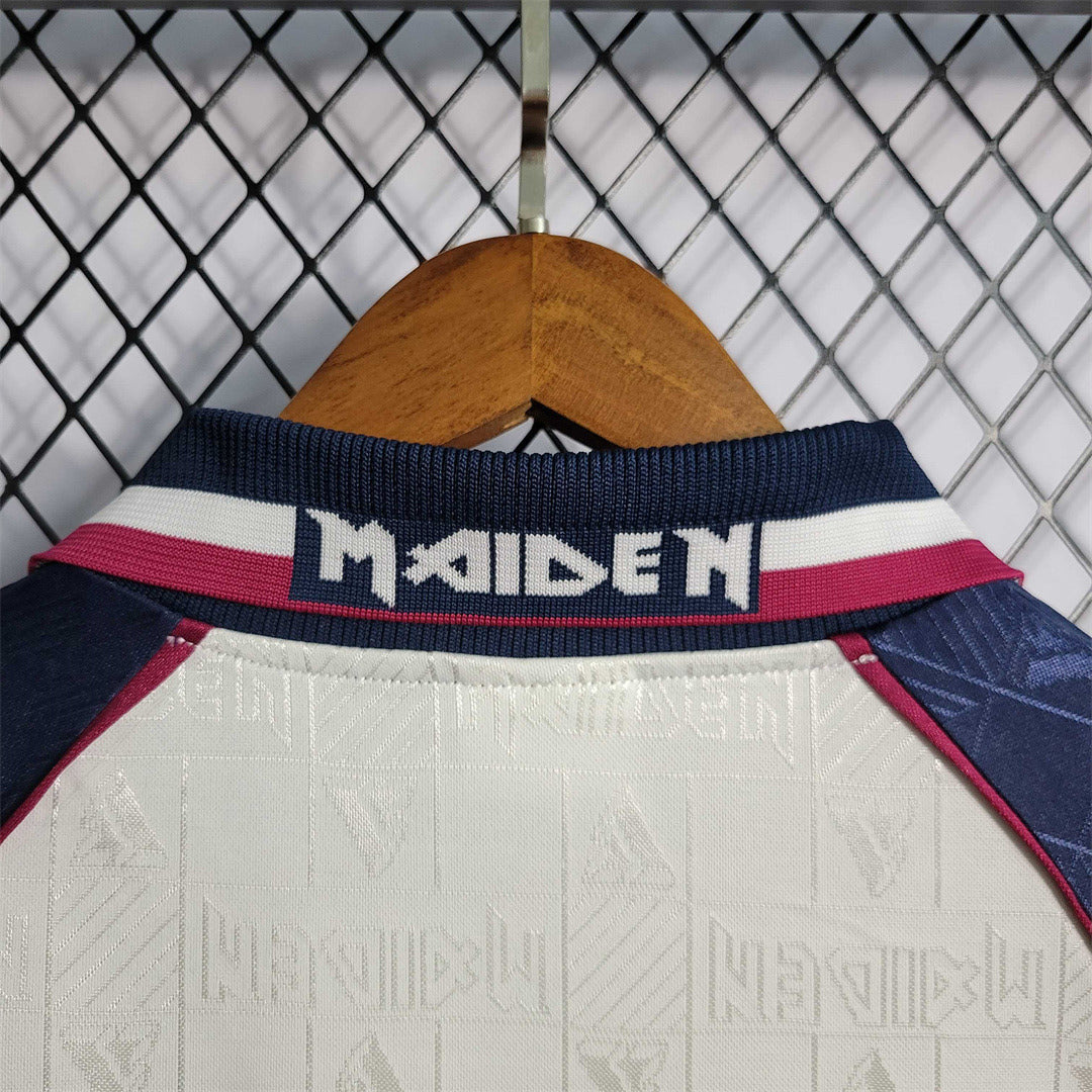 Maillot rétro 1999 West Ham Iron Maiden Away Edition